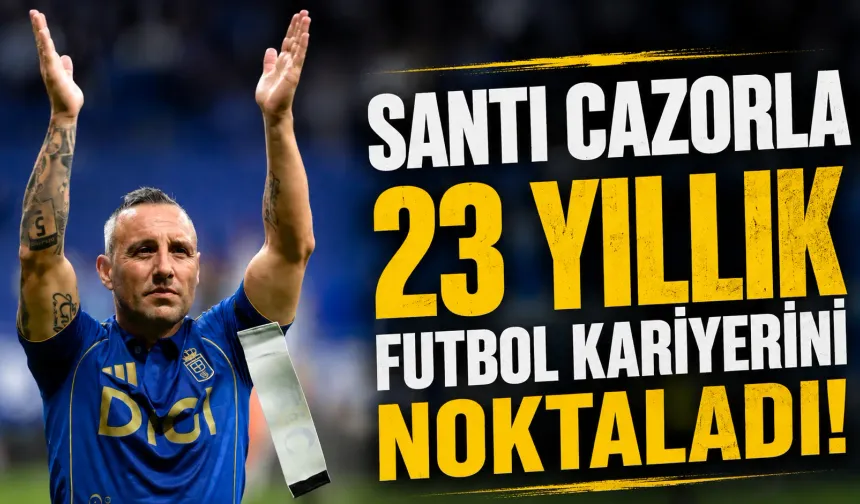 Santi Cazorla 23 yıllık futbol kariyerini noktaladı