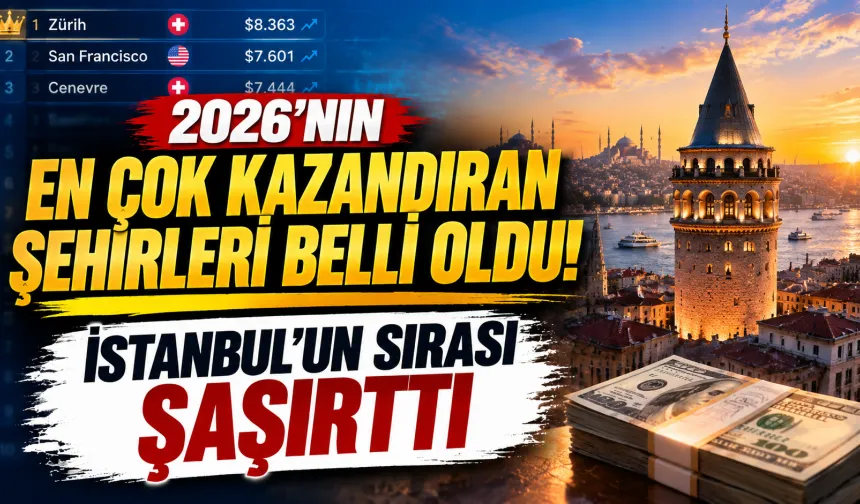 2026’nın En Çok Kazandıran Şehirleri Belli Oldu! İstanbul’un Sırası Şaşırttı