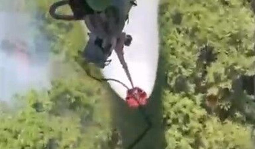 Kazdağları’nda orman yangını! Ekipler havadan ve karadan müdahale ediyor
