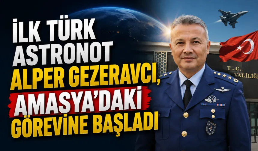 Alper Gezeravcı yeni görevine başladı: Merzifon 5. Ana Jet Üs Komutanı oldu
