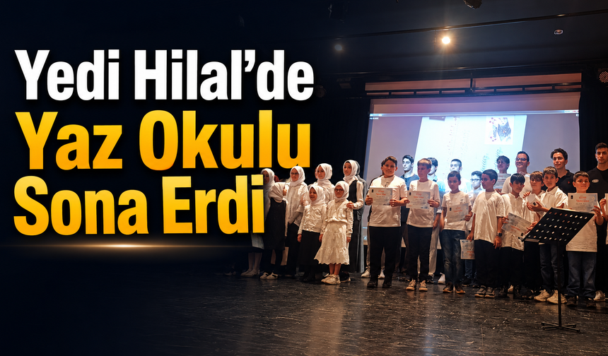 İnegöl Yedi Hilal’de Yaz okulu programı sona erdi