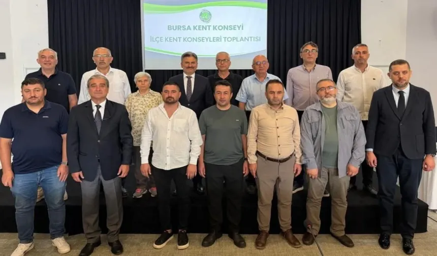 Bursa’daki kent konseyleri ortak hedef için buluştu!
