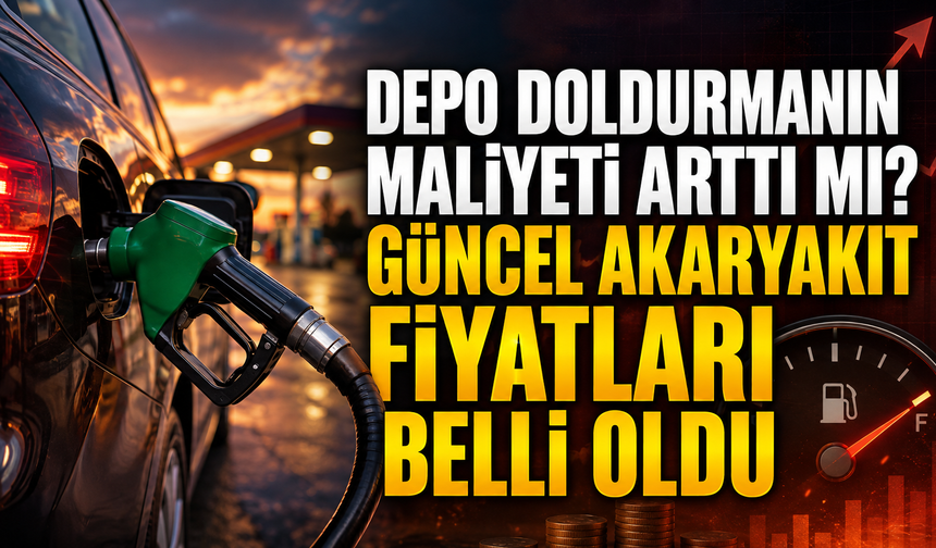 Depo doldurmanın maliyeti arttı mı? Güncel akaryakıt fiyatları belli oldu