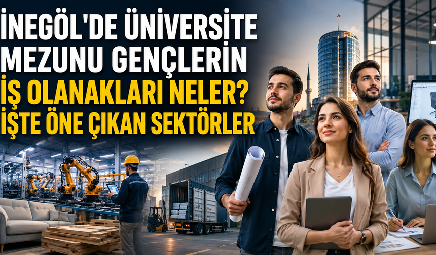 İnegöl'de üniversite mezunu gençlerin iş olanakları neler? İşte öne çıkan sektörler