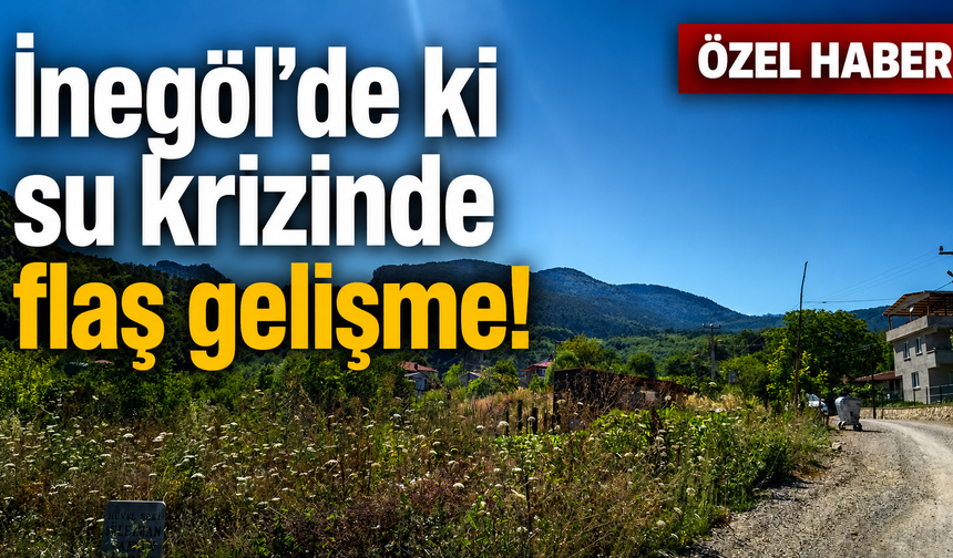 İnegöl’deki su tartışması yargıya taşındı! 12 mahalleden ortak adım
