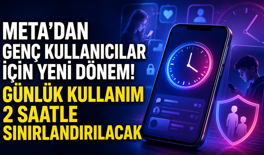 Meta’dan genç kullanıcılar için yeni dönem! Günlük kullanım 2 saatle sınırlandırılacak