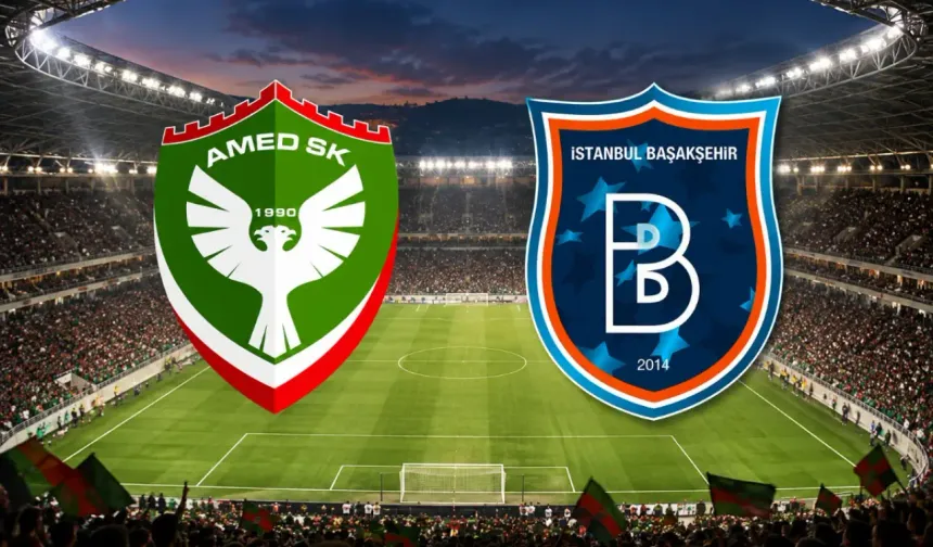 Amedspor-Başakşehir maç özeti