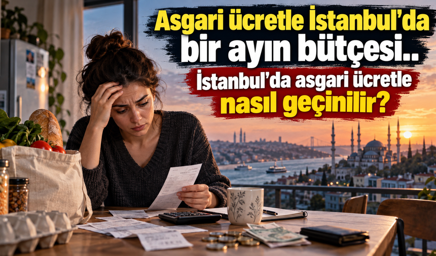 Asgari ücretle İstanbul'da bir ayın bütçesi.. İstanbul'da asgari ücretle nasıl geçinilir?
