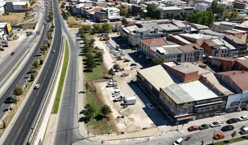 İnegöl Ertuğrulgazi Caddesi'ne 165 Araçlık Yeni Otopark