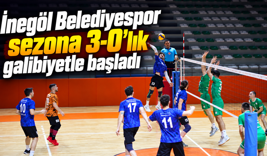 İnegöl Belediyespor sezona 3-0’lık galibiyetle başladı