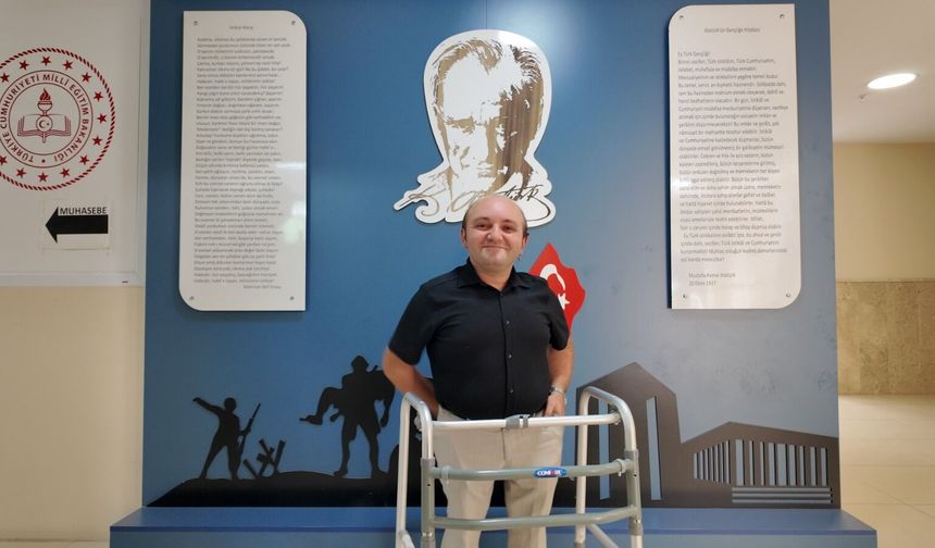 İnegöl’de cam kemik hastası Özgür Kurdaş’ın yaşam mücadelesi umut oldu