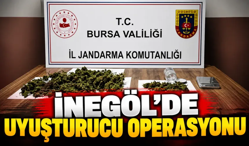 İnegöl’de jandarmadan uyuşturucu operasyonu: 1 kilo 71 gram kubar esrar ele geçirildi