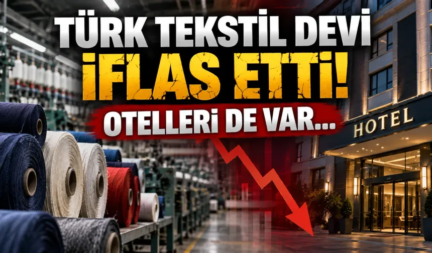 Türk tekstil devi iflas etti! Otelleri de var...