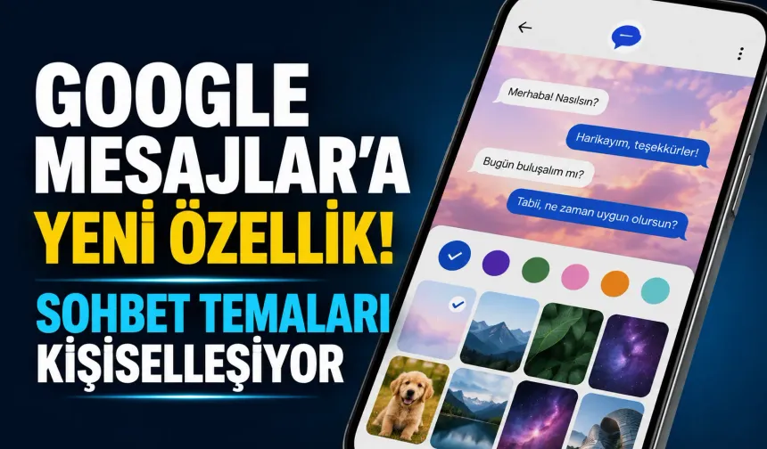 WhatsApp’tan Sonra Google Mesajlar’a da Geldi! Sohbet Ekranı Baştan Aşağı Değişiyor