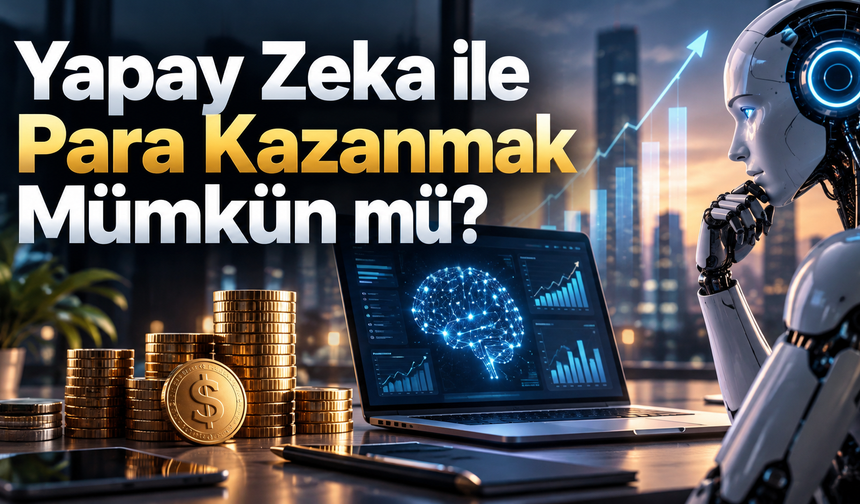 Yapay Zeka ile Para Kazanmak Mümkün mü? Kim Ne Kadar Kazanıyor, Nasıl Başlanır? | 2026 Tam Rehber