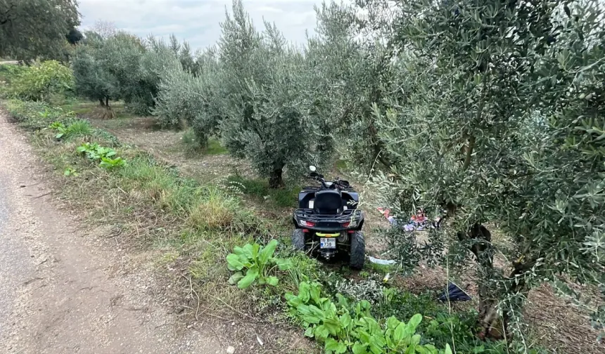 Bursa'da ATV ile tarlaya uçan 30 yaşındaki sürücü hayatını kaybetti!