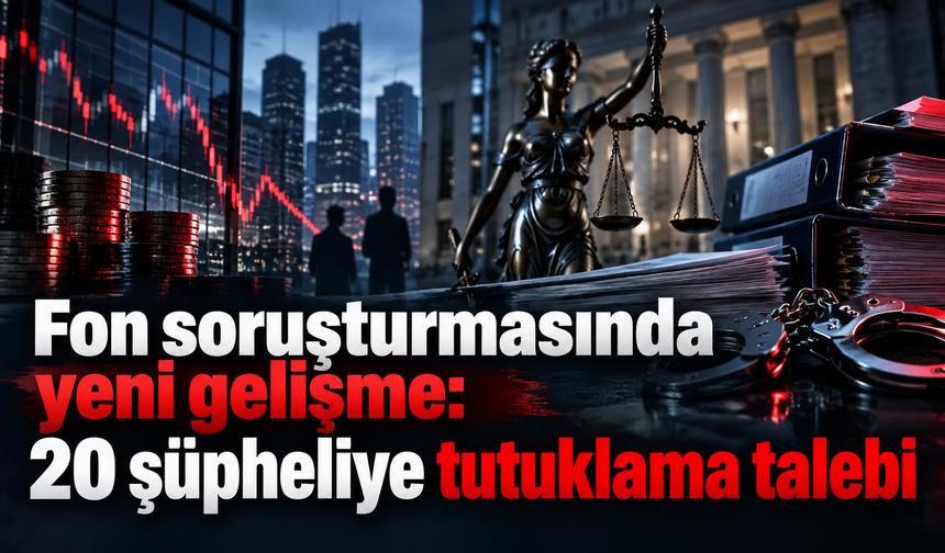 Fon soruşturmasında yeni gelişme : 20 şüpheliye tutuklama talebi