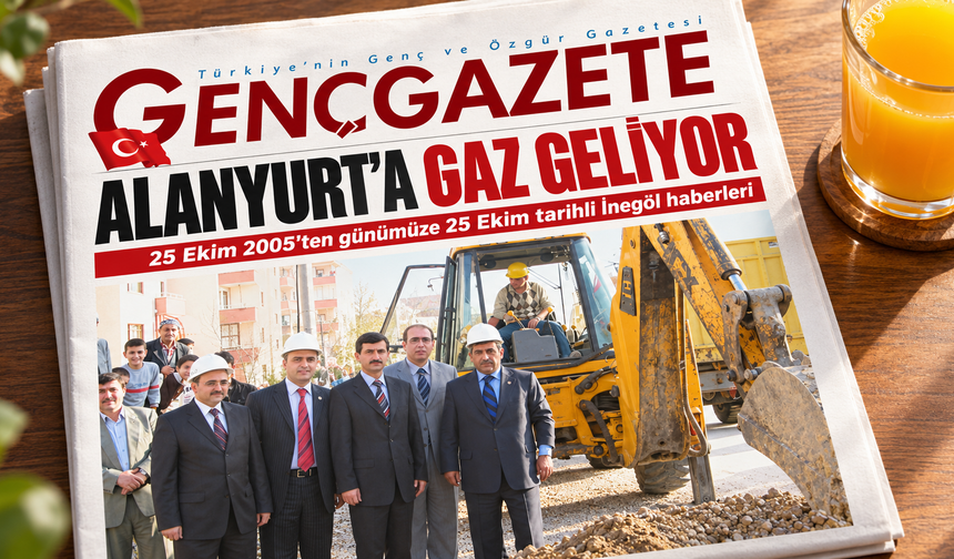 ALANYURT’A GAZ GELİYOR