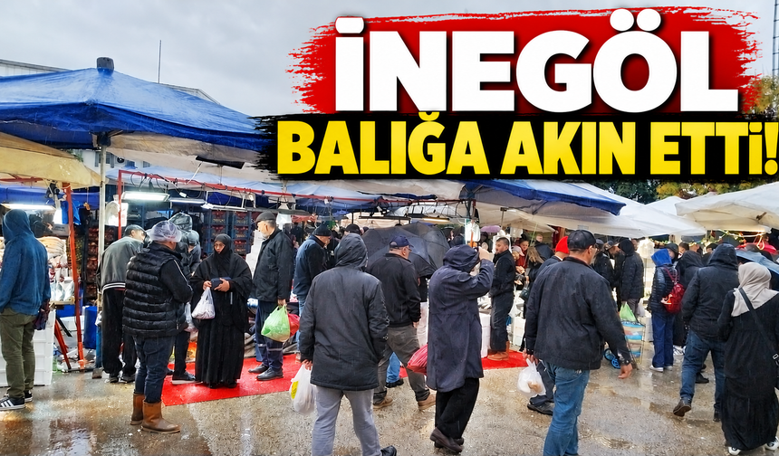 İnegöl balığa akın etti!