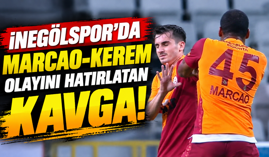 İnegölspor'da Marcao-Kerem Olayını Hatırlatan Kavga!