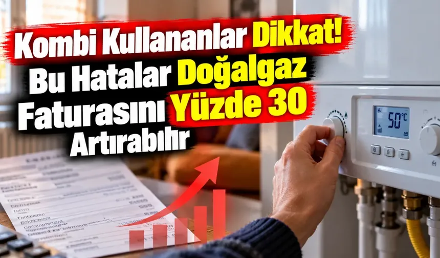 Kombi Kullananlar Dikkat! Bu Hatalar Doğalgaz Faturasını Yüzde 30 Artırabilir