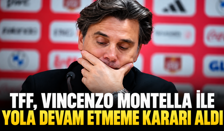TFF, Vincenzo Montella ile yola devam etmeme kararı aldı