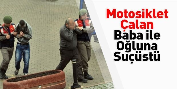Motosiklet Çalan Baba ıle Oğluna Suçüstü - Genç Gazete
