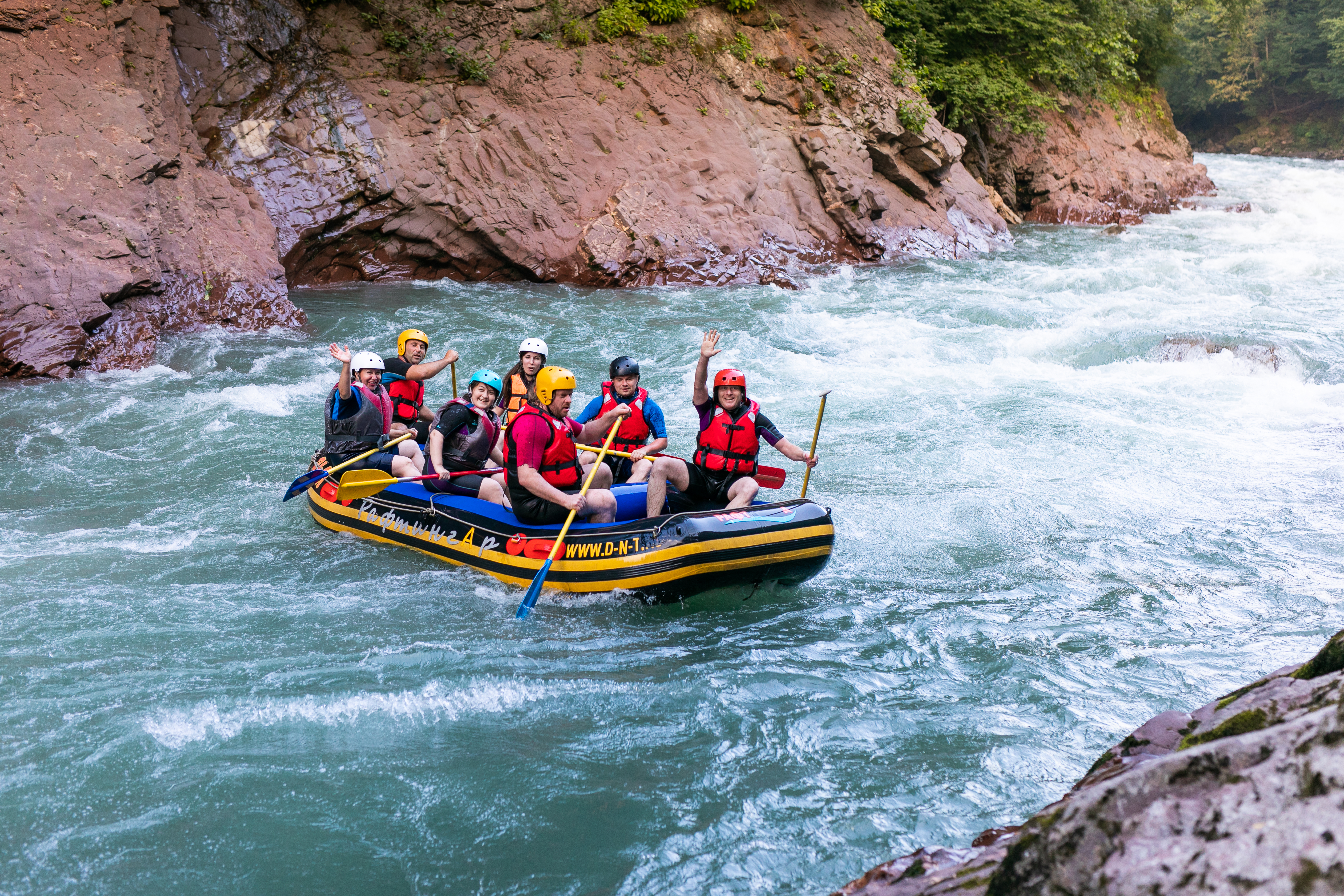 group-men-women-are-rafting-river-extreme-fun-sport