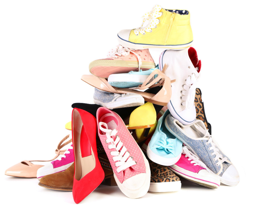 pile-various-female-shoes-isolated-white
