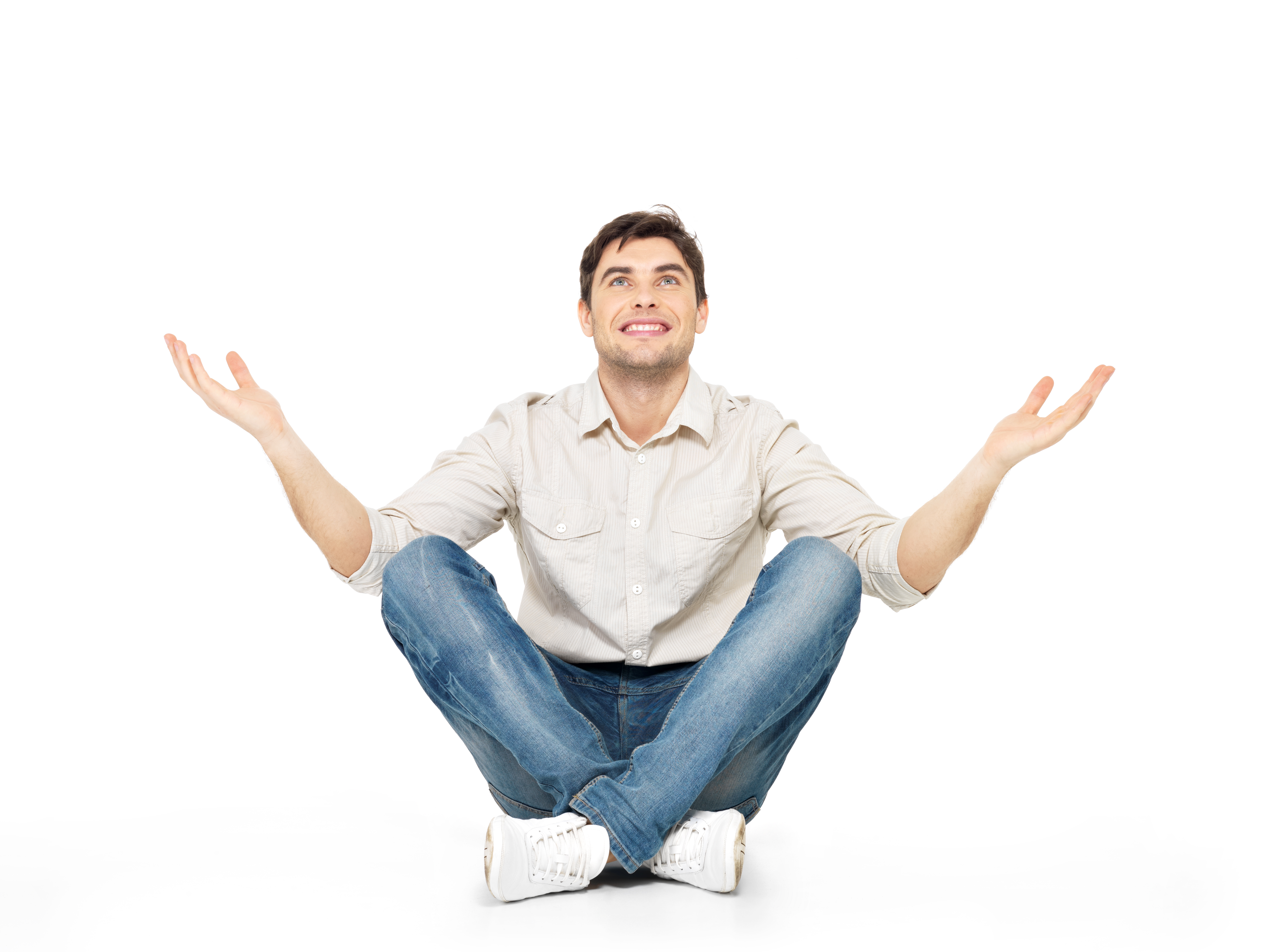 sitting-happy-man-with-raised-hands-up-isolated-white