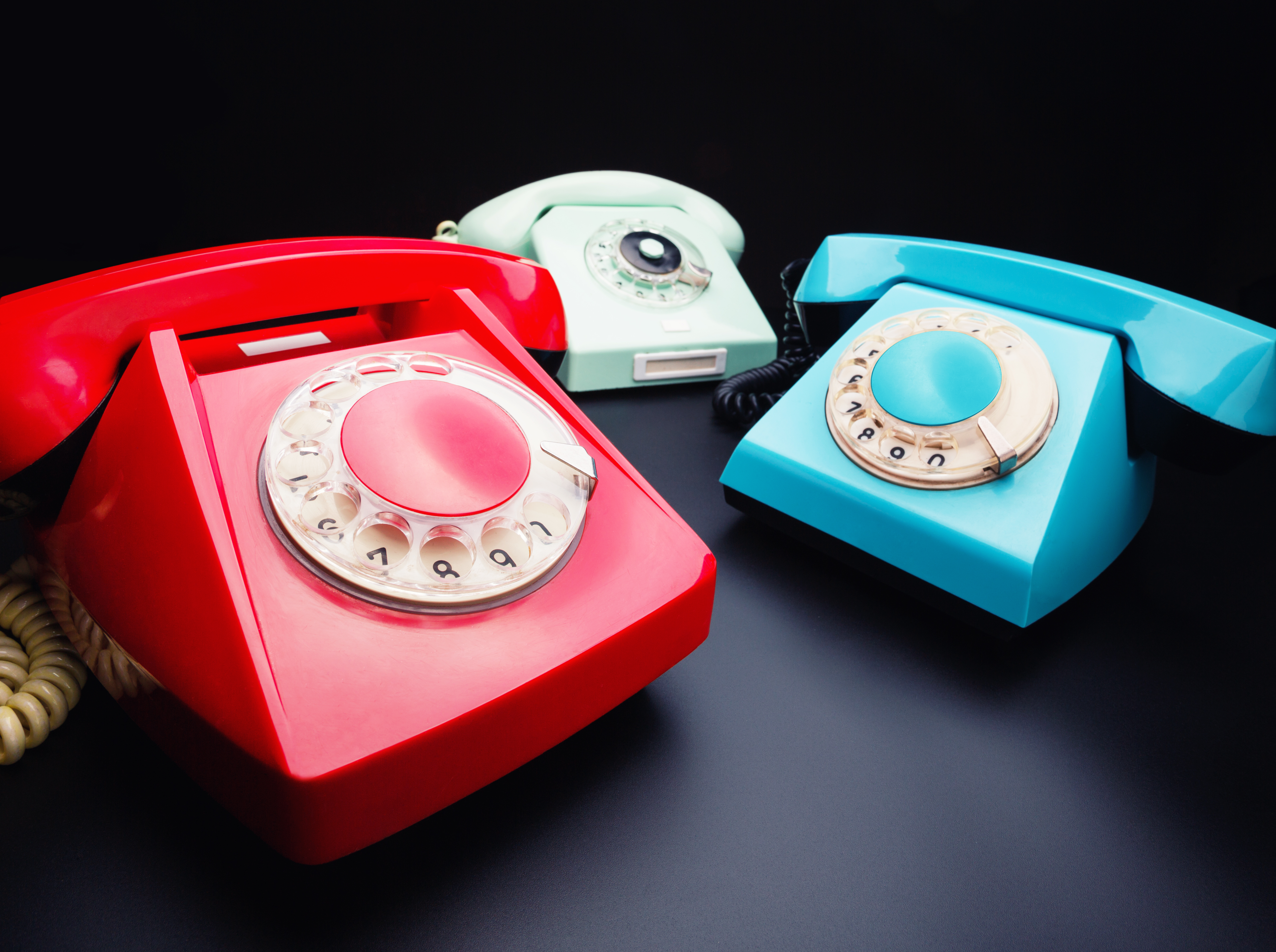 three-old-telephones