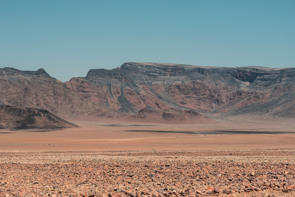 horizontal-shot-mountain-landscape-namib-desert-namibia-blue-sky