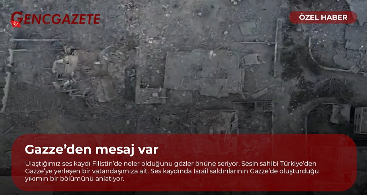 Gazze’den mesaj var