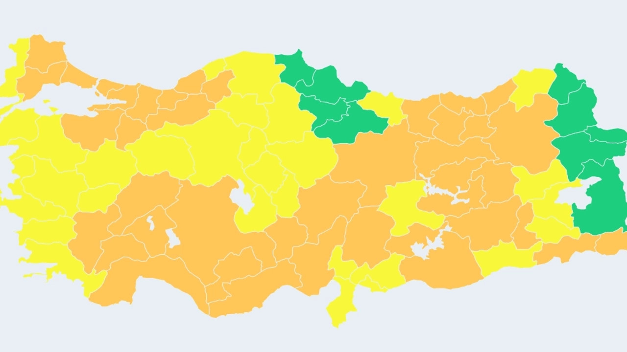 AFAD'dan Meteorolojik Uyarı: Her yeri sardı