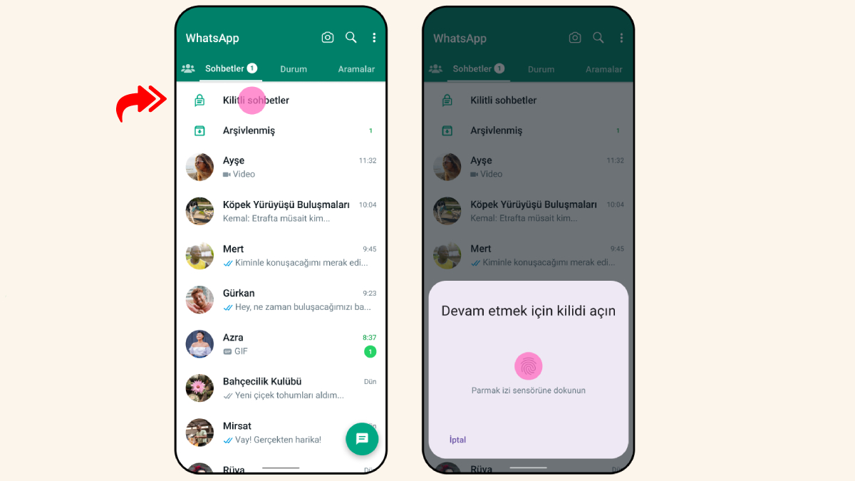 Whatsapp Sohbet Kilidi Nasil Kullanilir