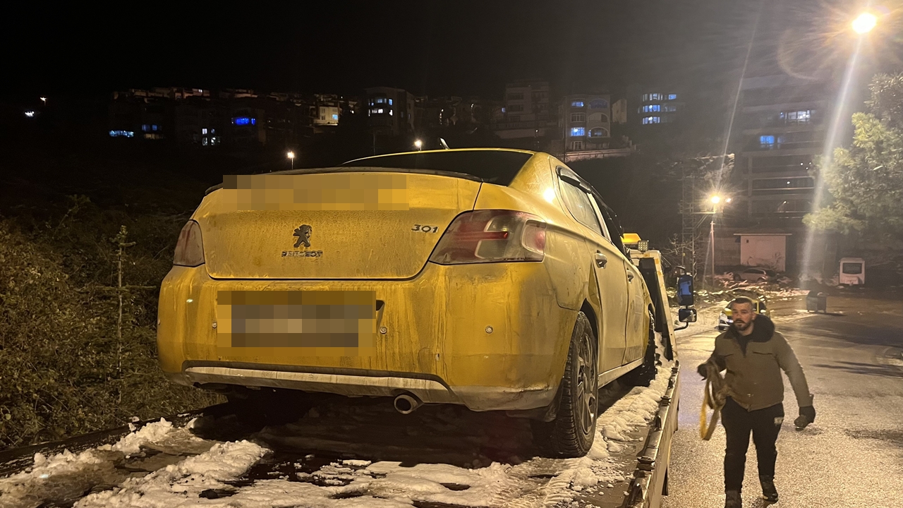 Sinop'ta buzlanma kazaya neden oldu