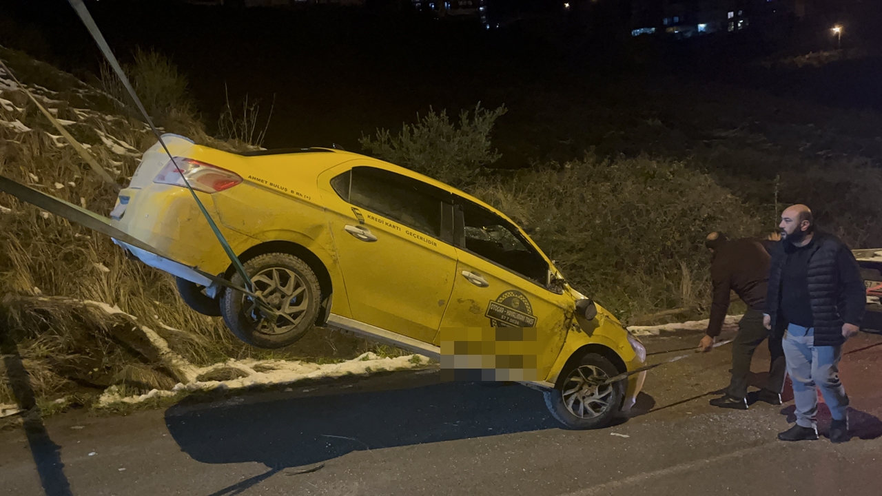 Sinop'ta buzlanma kazaya neden oldu