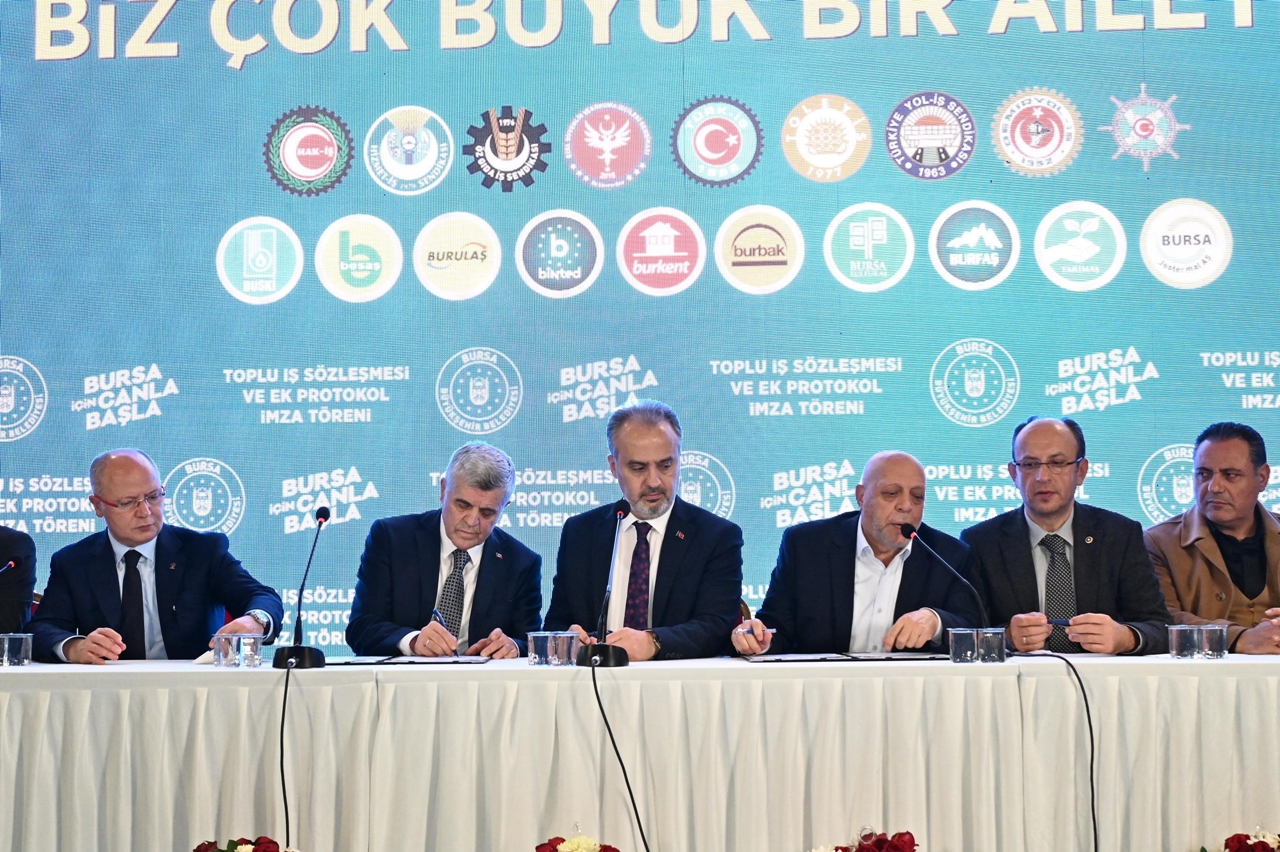 Bursa Büyükşehir Belediyesi işçilerinde zam sevinci