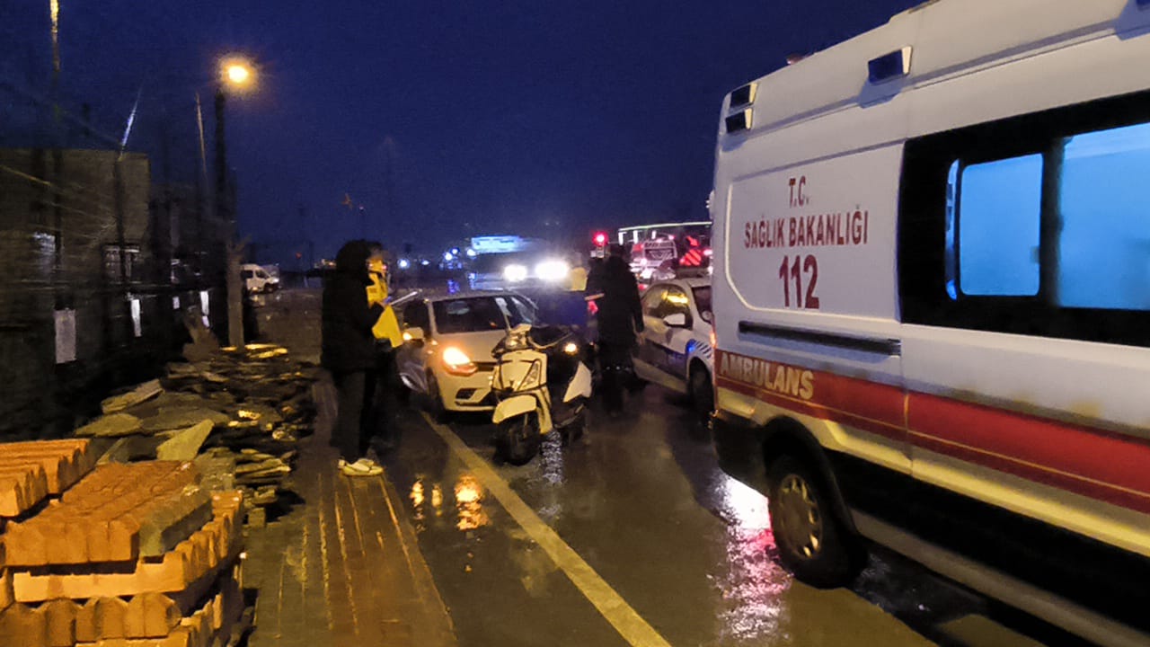 Alanyurt yolunda feci trafik kazası