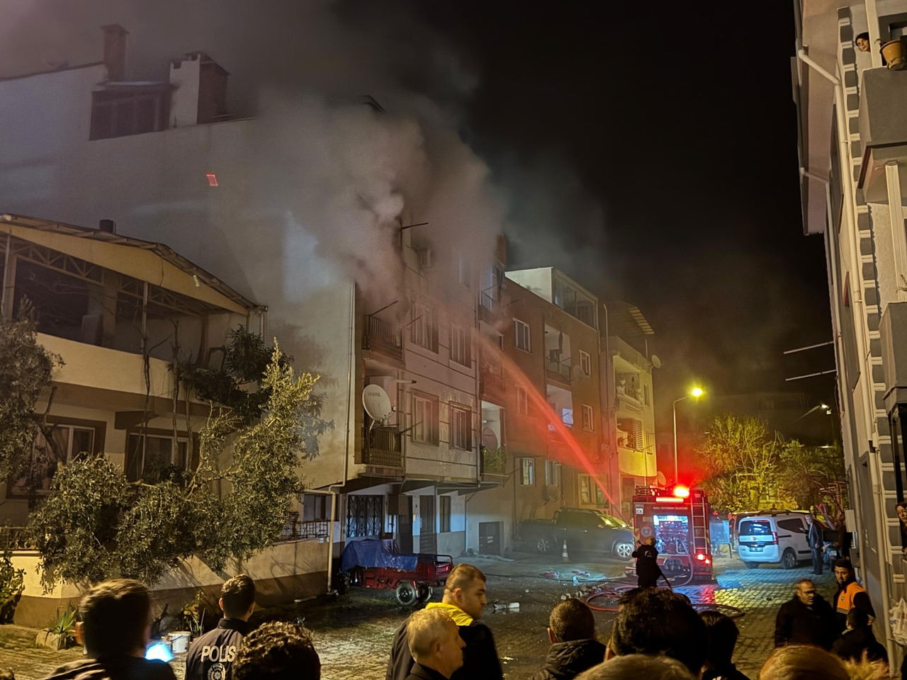 Bursa Mudanya'da korkutan yangın