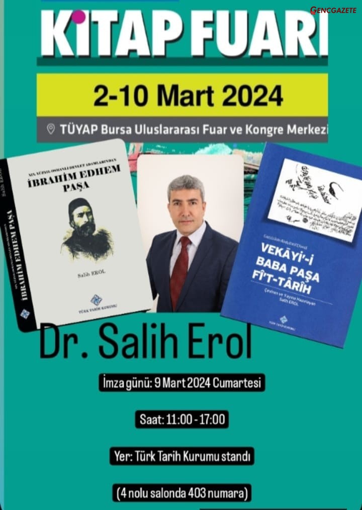 Dr. Salih Erol Kitap Fuarı Davet