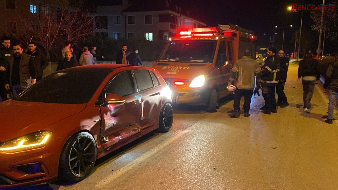 Ahmet Türkel çevre yolunda kaza, Bir ölü bir yaralı