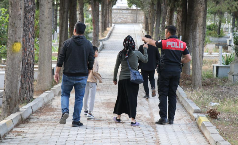 Mezarlıktaki Bebek Ağlama Sesi İhbarı Polisi Harekete Geçirdi (2)