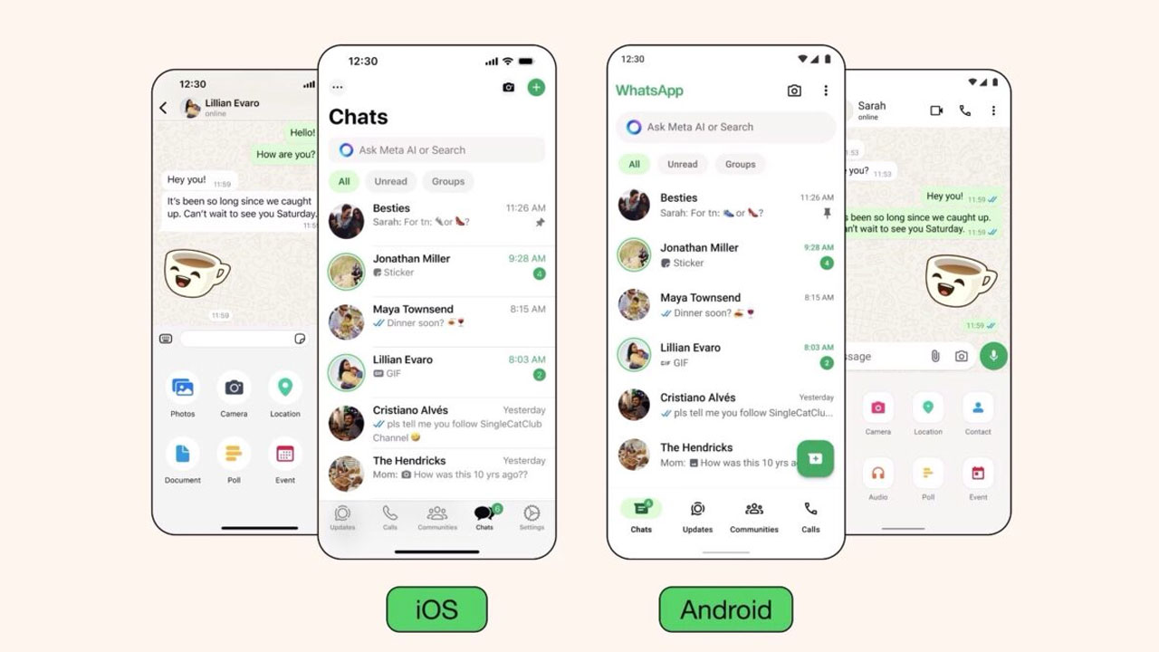 Whatsapp, Sadık Kaldığı Tasarımını Baştan Sona Yeniliyor!2