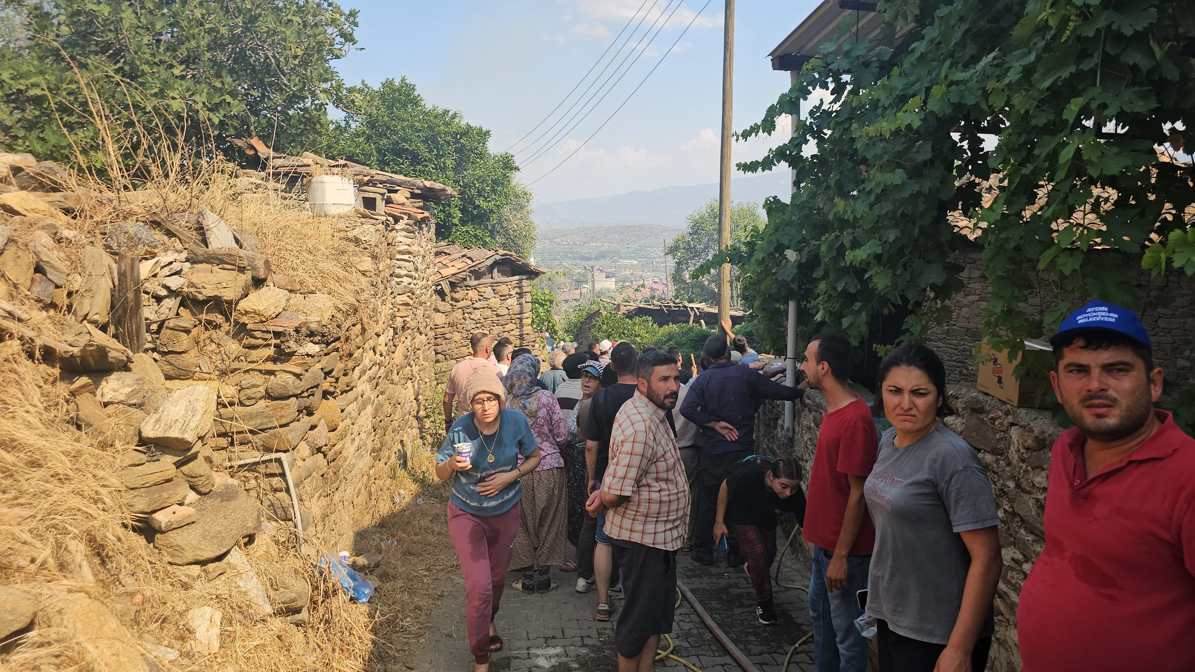 Aydın'da 11'I Metruk 13 Ev Yanarak Küle Döndü (2)