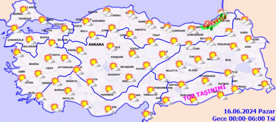 Bayramın 1. Günü Hava Nasıl Olacak 16 Haziran Pazar Hava Durumu!