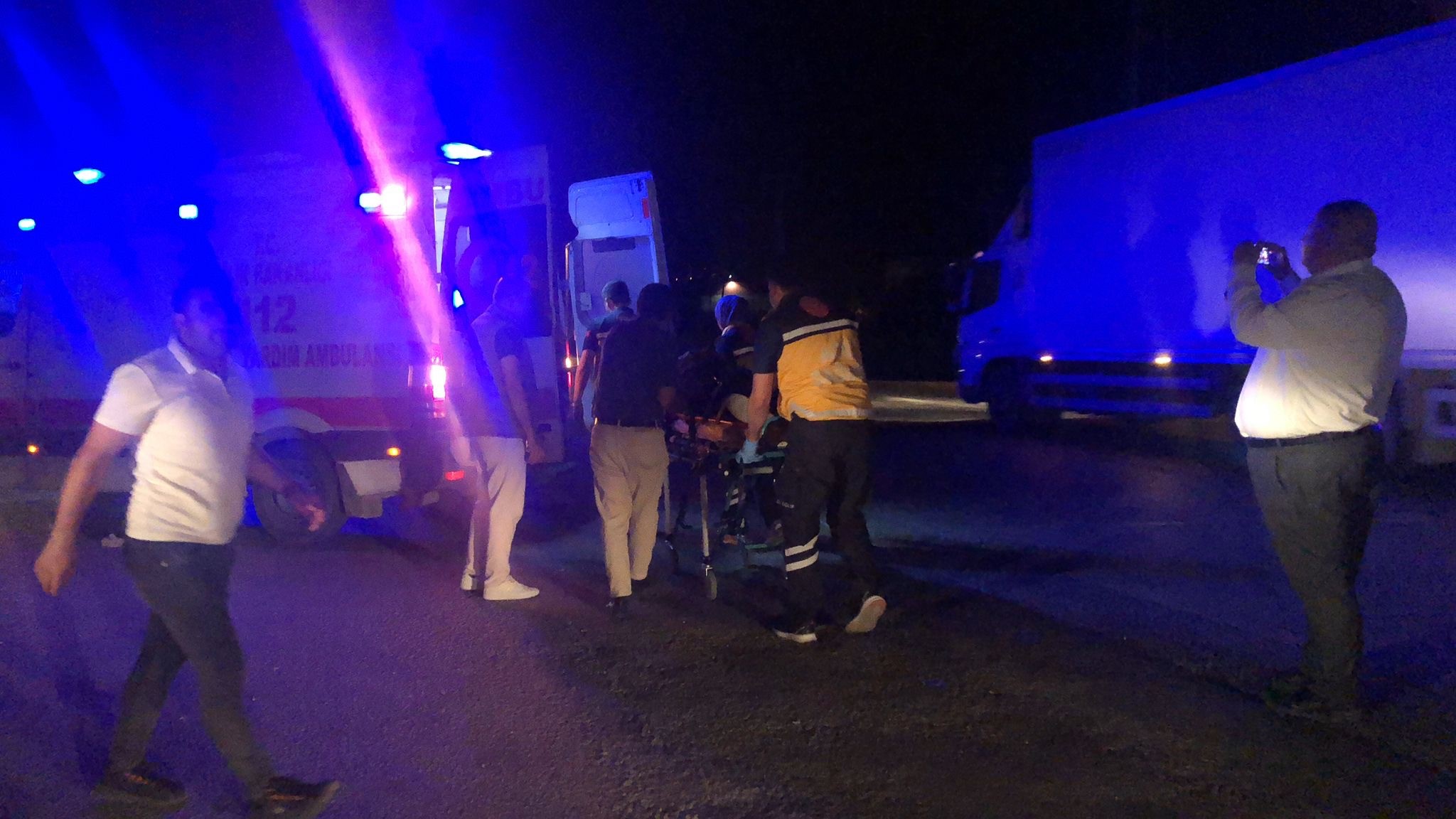 Bursa’da Motosiklet Kazası 3 Yaralı (2)