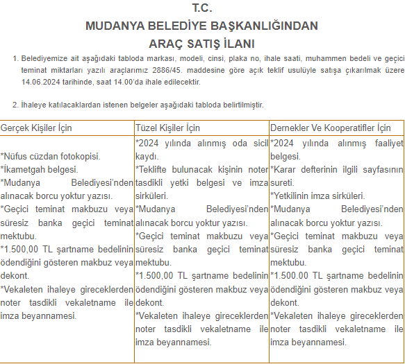 Bursa'da O Belediye Makam Aracını Satışa Çıkardı! (4)