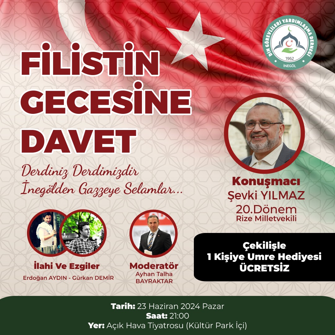 Genc Gazete Filistin Gecesi Inegol