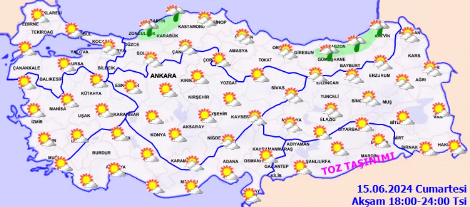 Meteoroloji'den Peş Peşe Uyarı Fırtına, Toz Taşınımı, Su Baskını... (6)